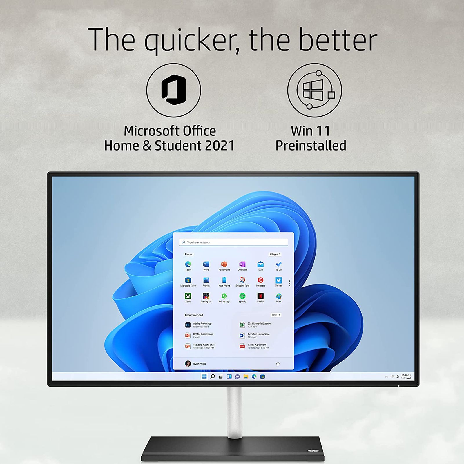 Buy HP 24-ck0678in 23.8 Inch Full HD Display AMD Ryzen 5 Windows